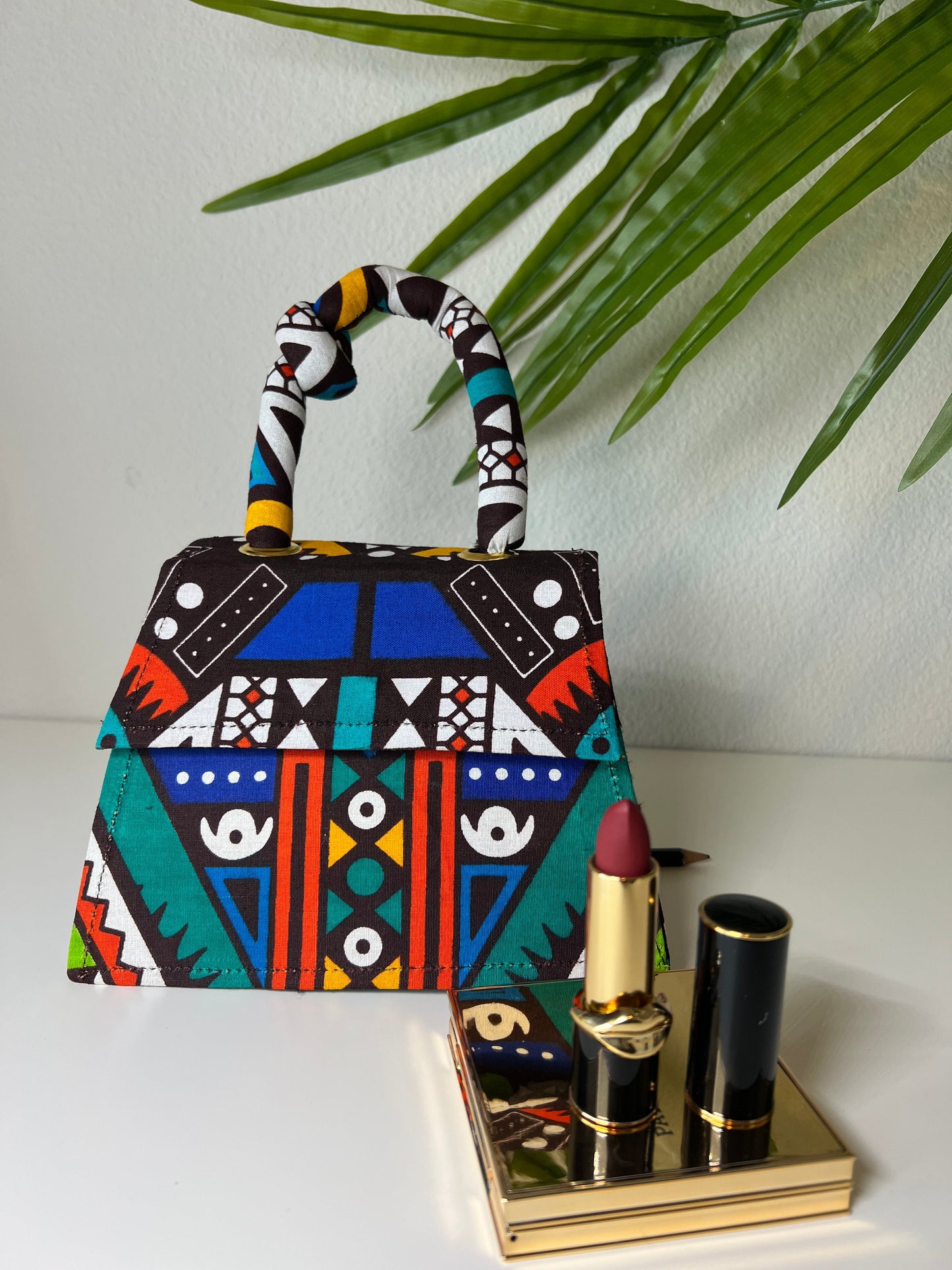 Knot Africa Print Mini Bag