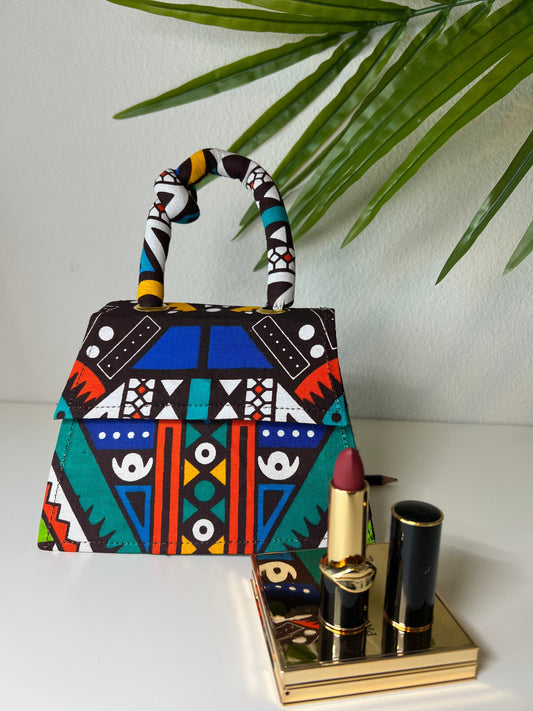 Knot Africa Print Mini Bag