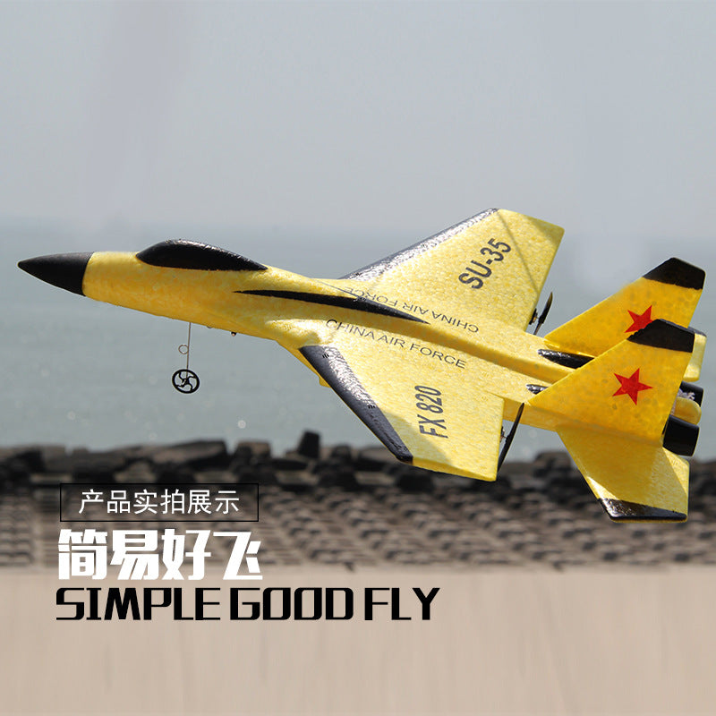 SU35 Remote Control AircraftFX820 remote control fighter fixed wing glide foam children's model airplane