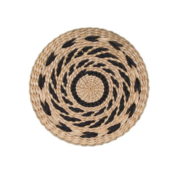 Woven Straw Wall Decor Round Living Room Ornament Wall Hanging