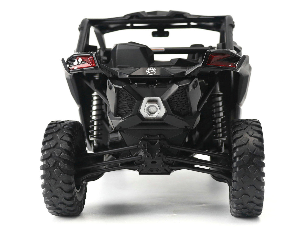 Can-Am Maverick X3 X RS Turbo RR Black 1/12 Diecast Model by BRP Models