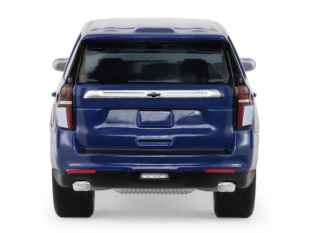 2024 Chevrolet Tahoe Midnight Blue Metallic "Auto Mall" Series 8 1/64 Diecast Model Car by Greenlight