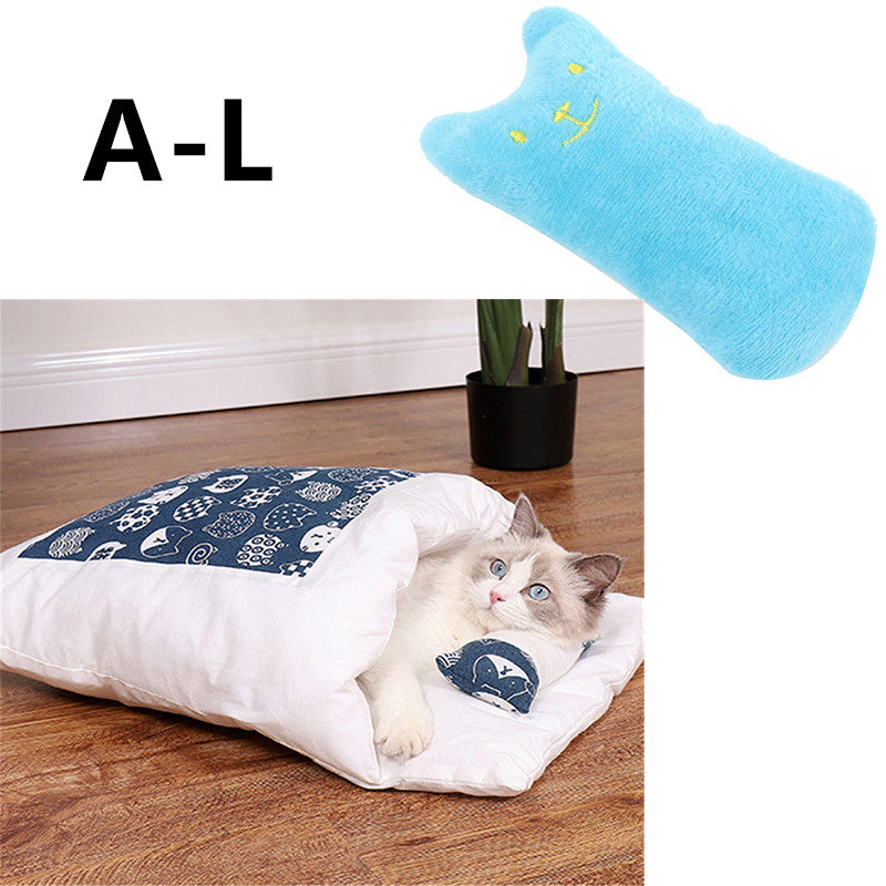 Winter Warm Cat Closed Removable And Washable Quilt