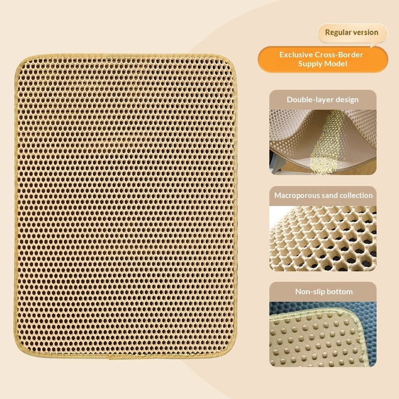 EVA Double-layer Removable Cat Litter Mat