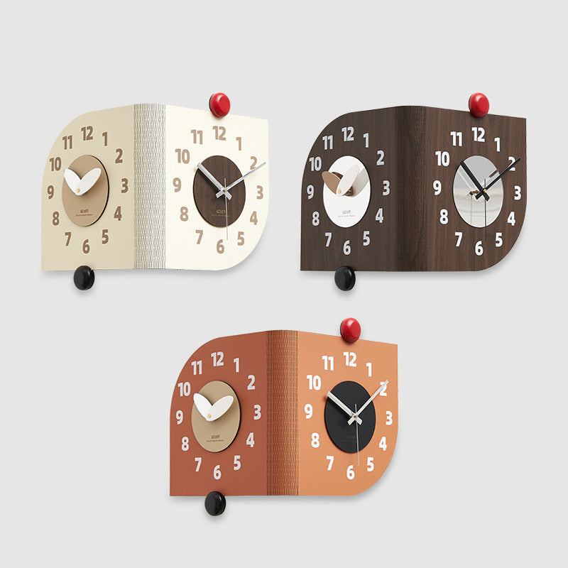 Living Room Simple Corner Creative Clock Wall Decoration