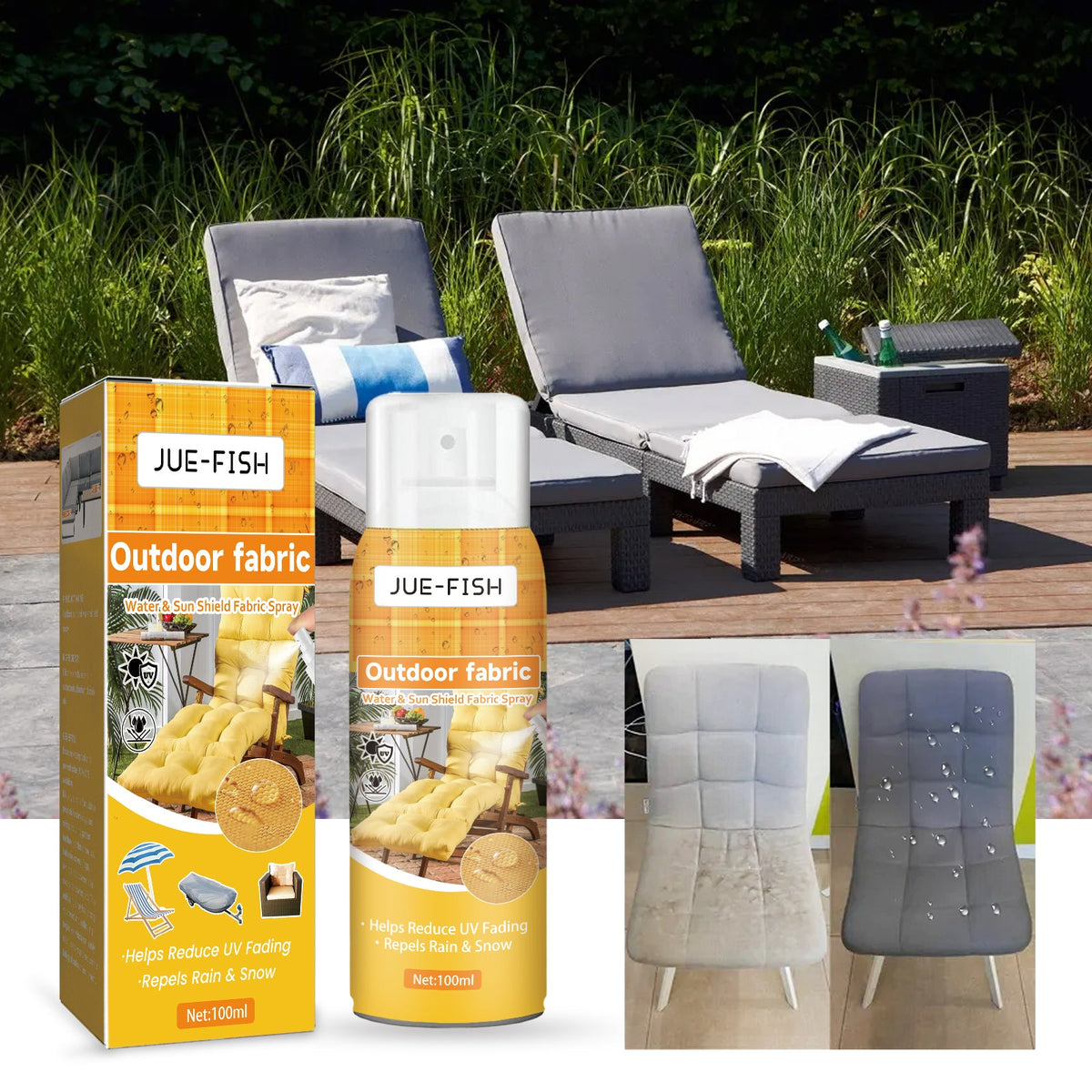 Outdoor Waterproof Sunscreen Fabric Spray 1 0 0ml-box