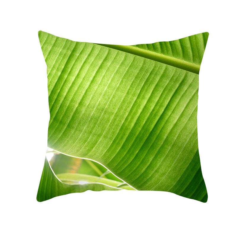 Tropical Plants Pillowcase Decor