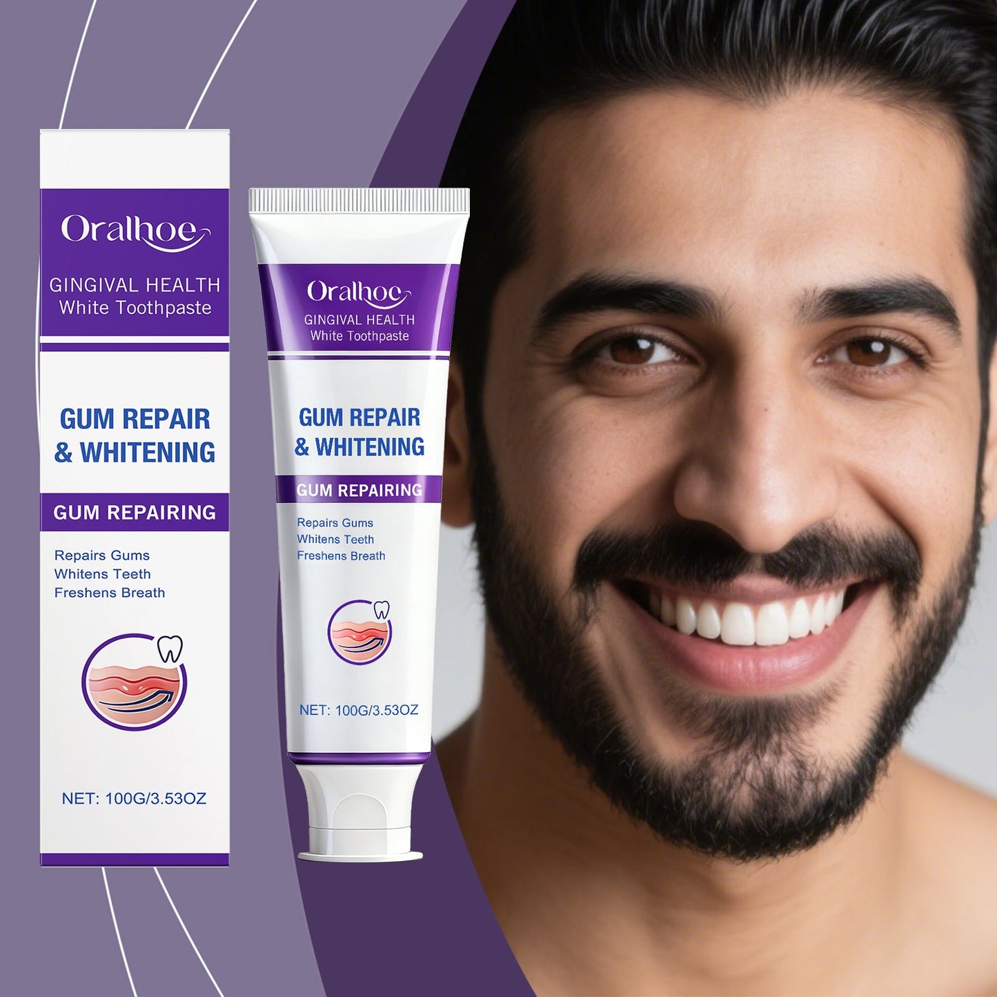 Brightening & Gum Care Repair Toothpaste 1 00g