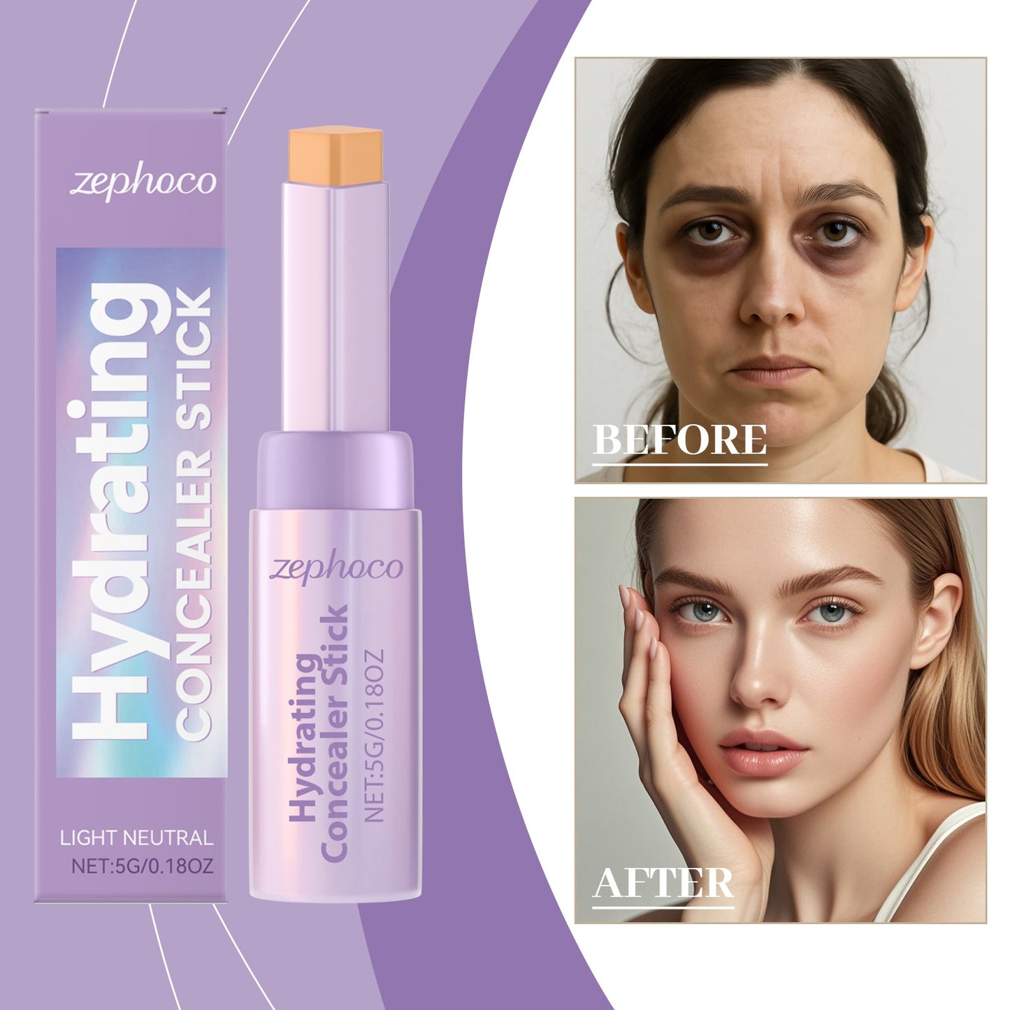 Contouring And Concealer Stick Natural Shade