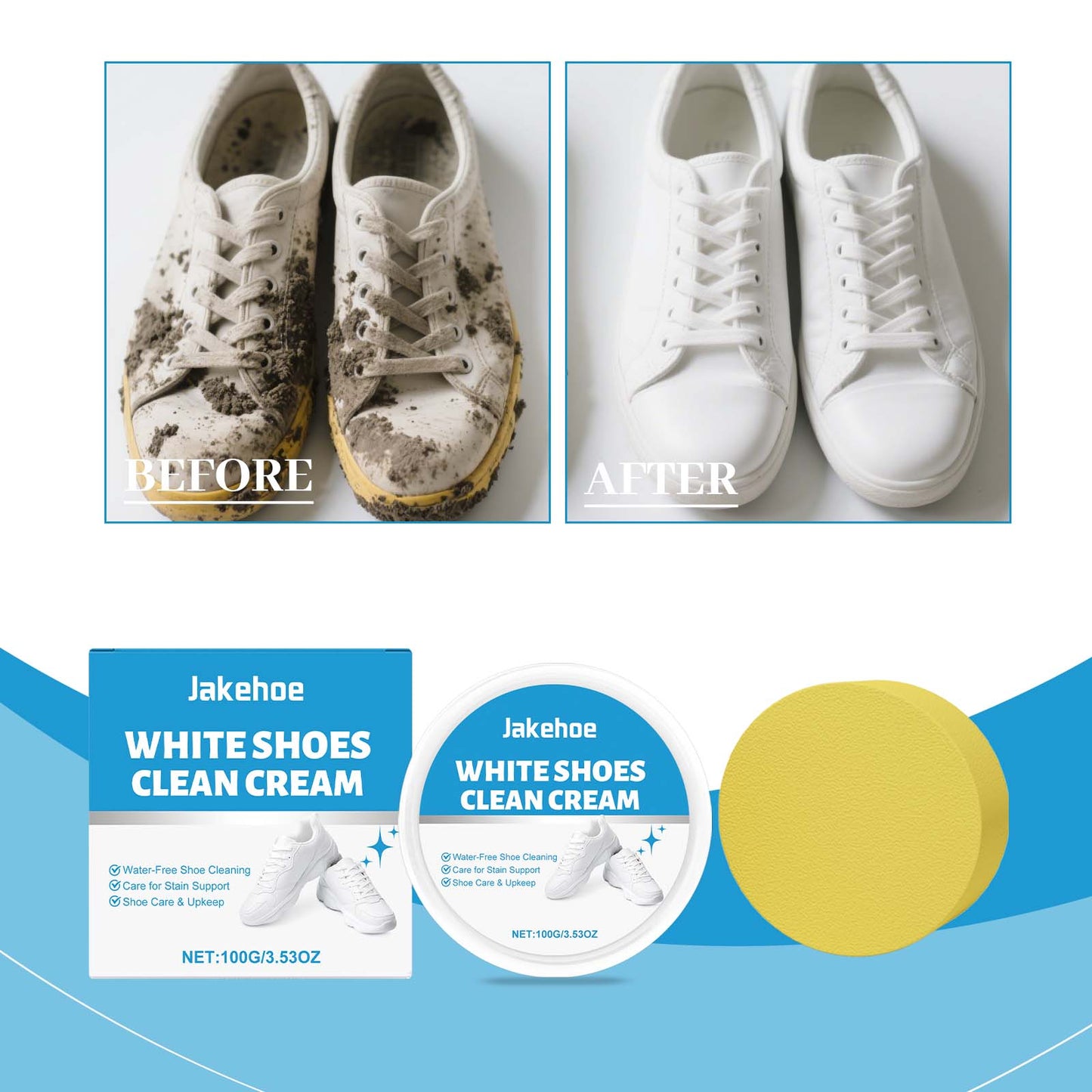 White Shoe Cleaning Cream