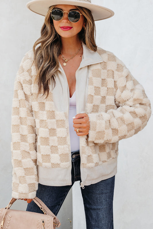 Emily Zip Up Collared Jacket