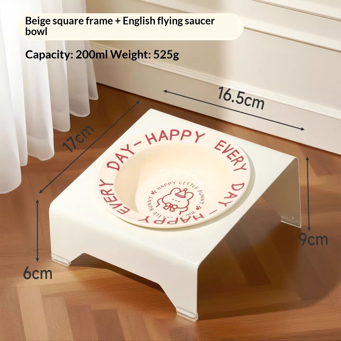 Ceramic Cat Food Cat Magnetic High-legged Cat Bowl Stand Cat Food Bowl Cervical Spine Protection Dog Bowl