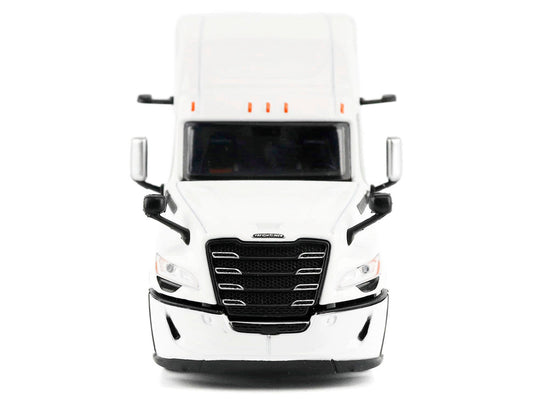 2025 Freightliner Cascadia Gen-5 Sleeper Cab Truck Tractor Winter White "Transport Series" 1/64 Diecast Model by Diecast Masters