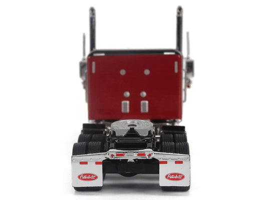 Peterbilt 589 Tandem-Axle Legendary Package Truck Tractor with 58" Sleeper Legendary Red "Transport Series" 1/64 Diecast Model by Diecast Masters