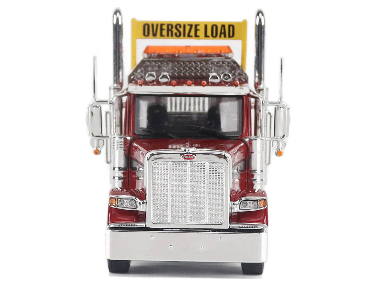 Peterbilt 589 Truck Tractor with Day Cab Legendary Red "Transport Series" 1/50 Diecast Model by Diecast Masters