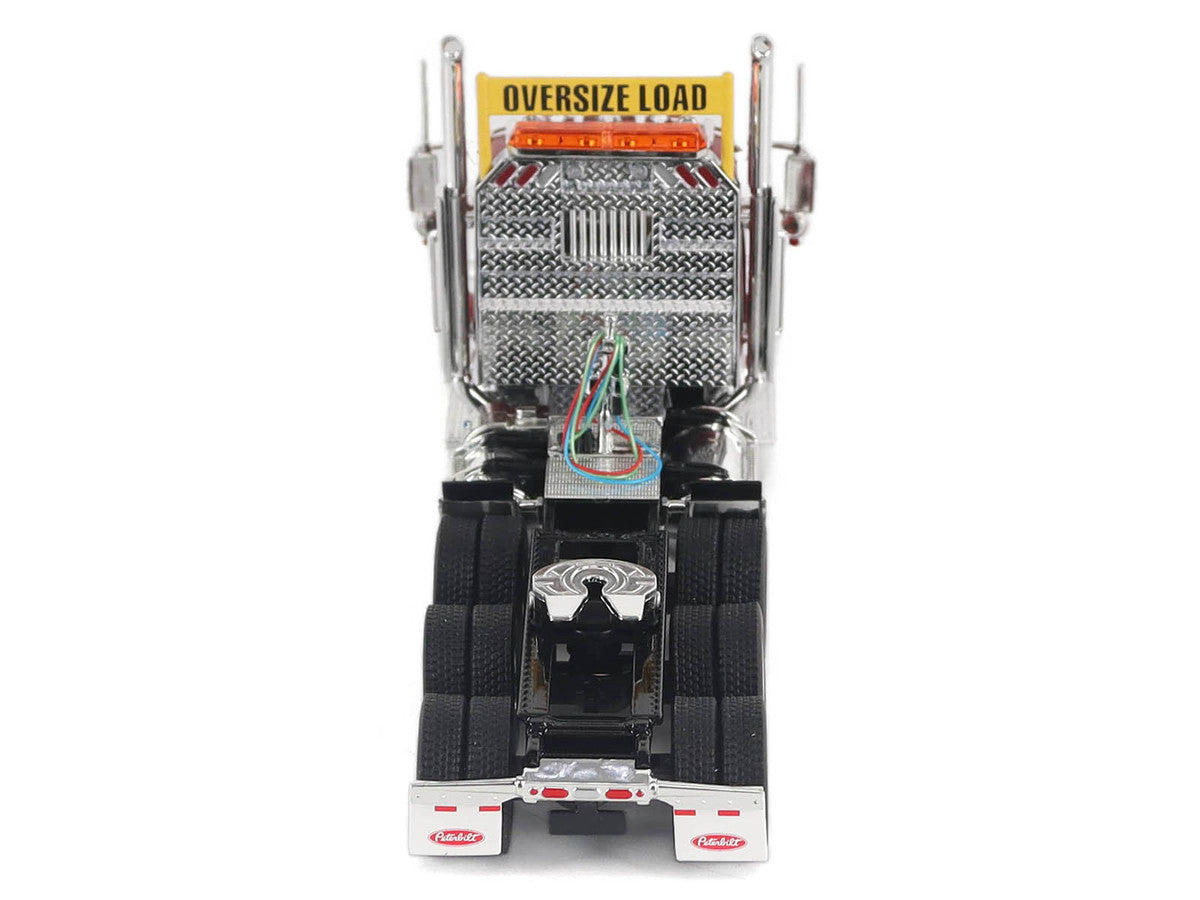 Peterbilt 589 Truck Tractor with Day Cab Legendary Red "Transport Series" 1/50 Diecast Model by Diecast Masters