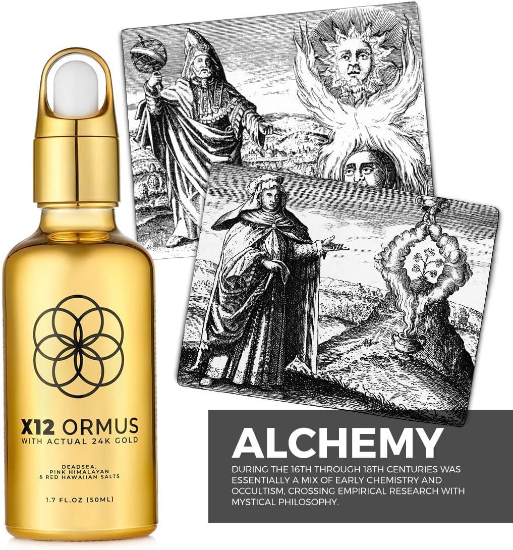 X12 Ormus Monoatomic Gold Elixir – Ultra-Potent 24K Liquid Gold (3.4oz) | High-Frequency Energy | Made by Master Alchemists