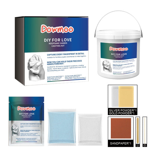 Couple Foot Model Powder  Blue Bucket  1 Set 1box