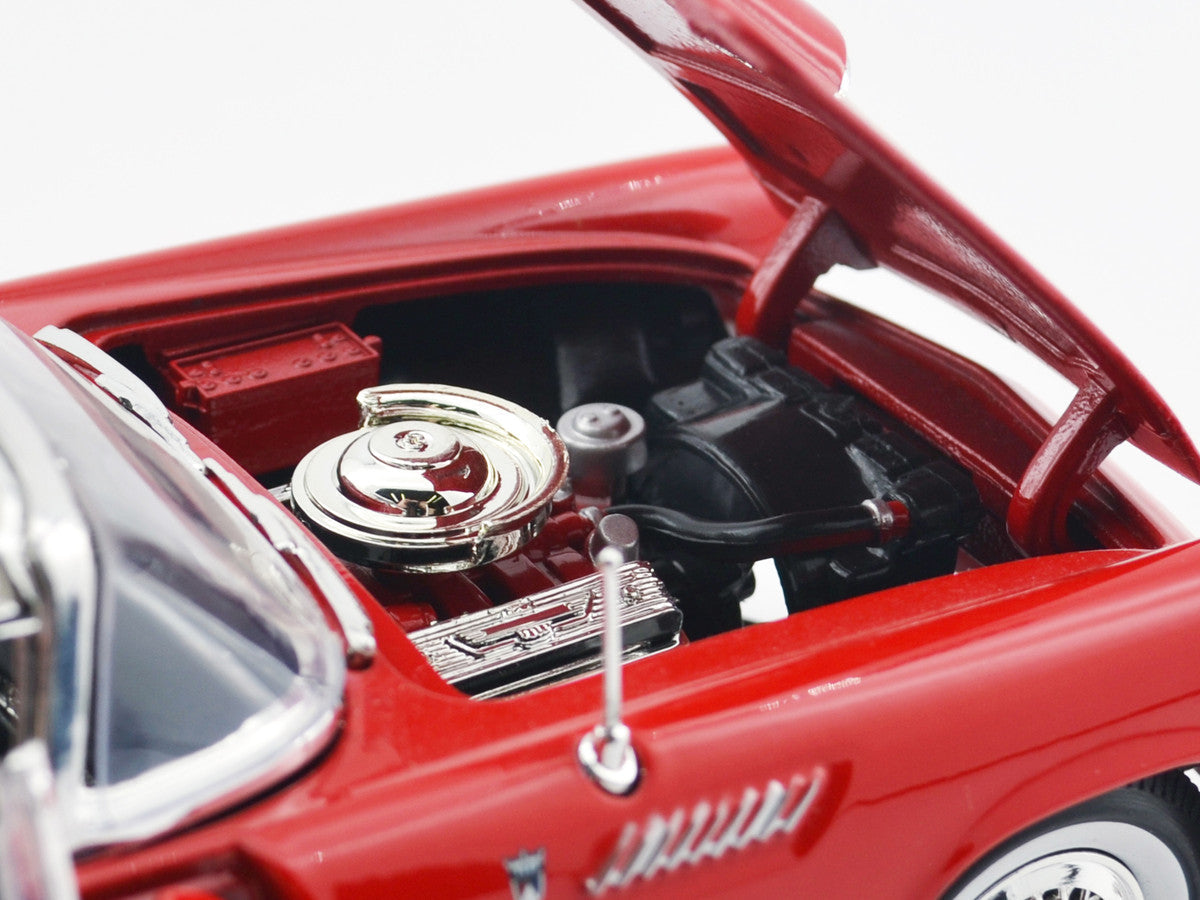 1956 Ford Thunderbird Hardtop Red with White Top "American Classics" 1/18 Diecast Model Car by Motormax