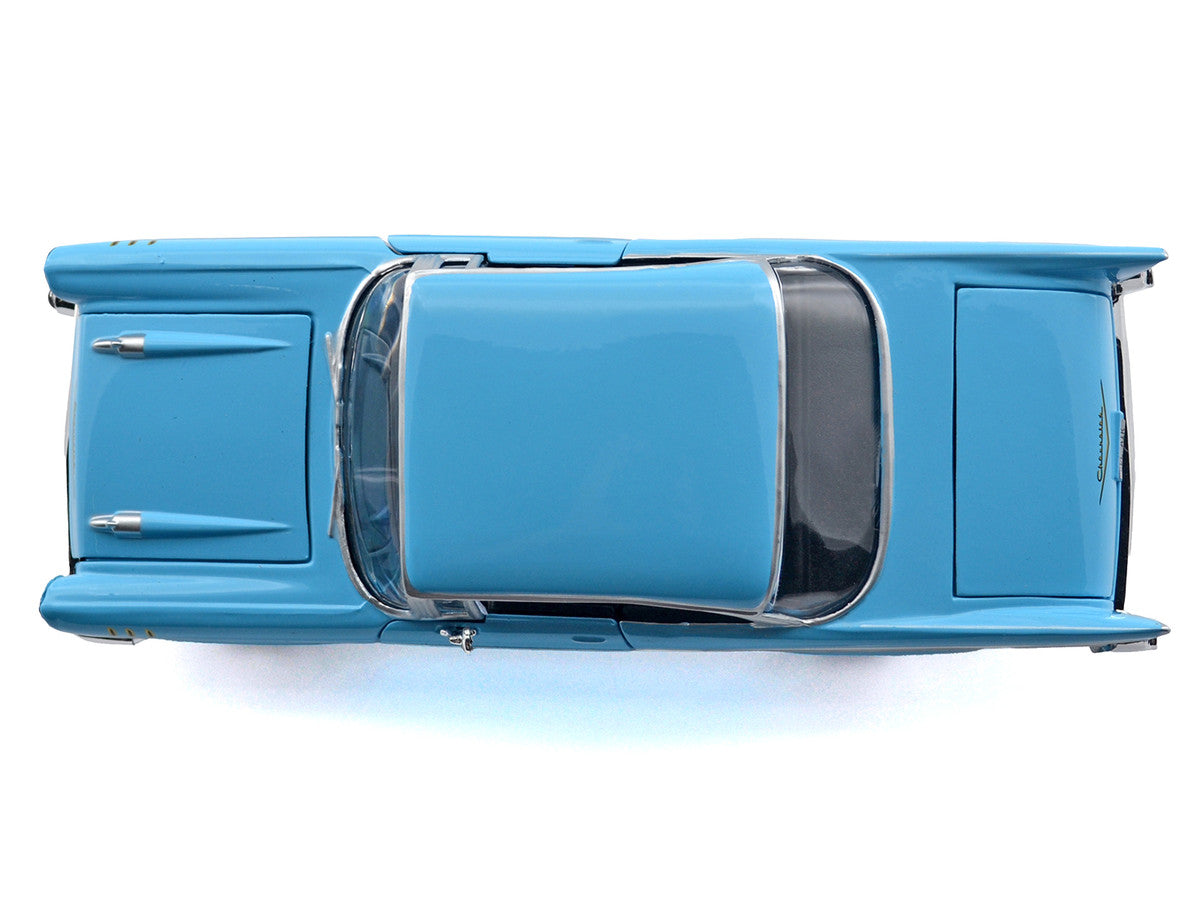 1957 Chevrolet Bel Air Light Blue "Timeless Legends" Series 1/24 Diecast Model Car by Motormax