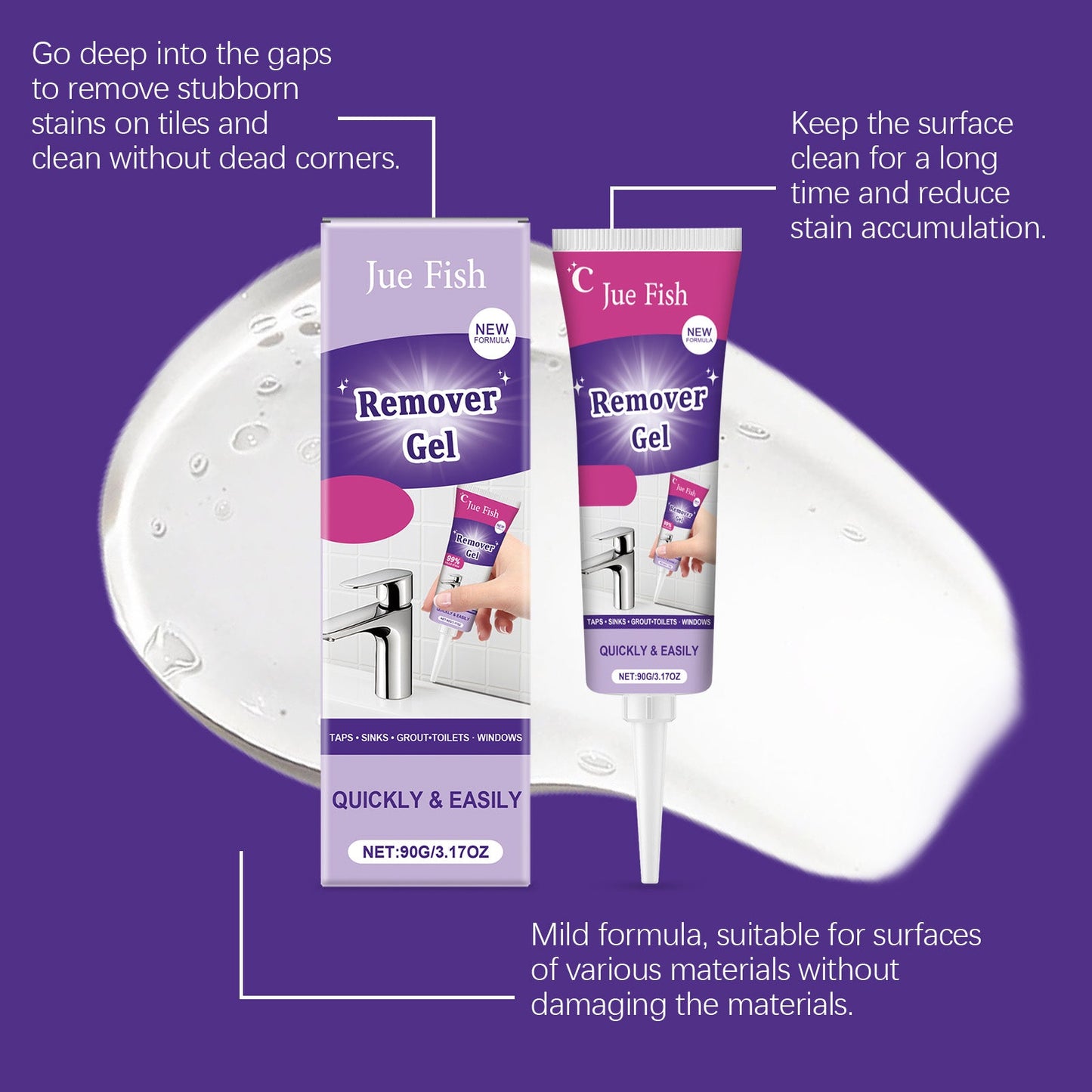 Powerful Decontamination And Cleaning Gel