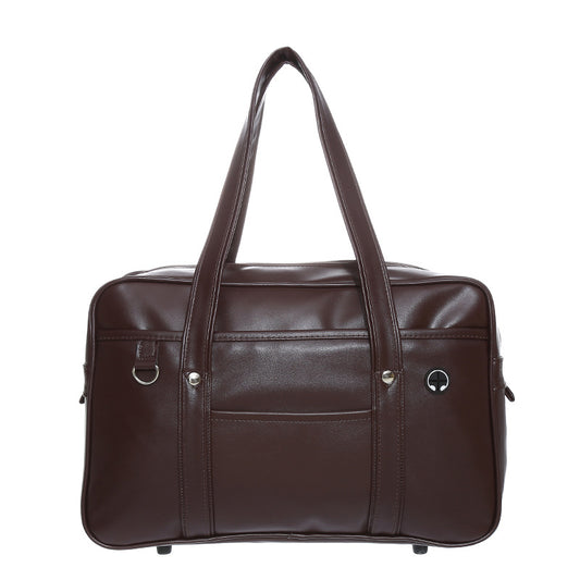 PU Uniform Bag, JK Large Handbag, School Bag With A Campus-supplied Feel, Japanese-style Female High School Student Bag, Unisex Shoulder Briefcase