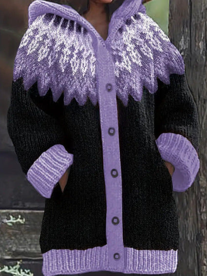 New Animal 3D Printed Casual Hooded Cloak Jacket