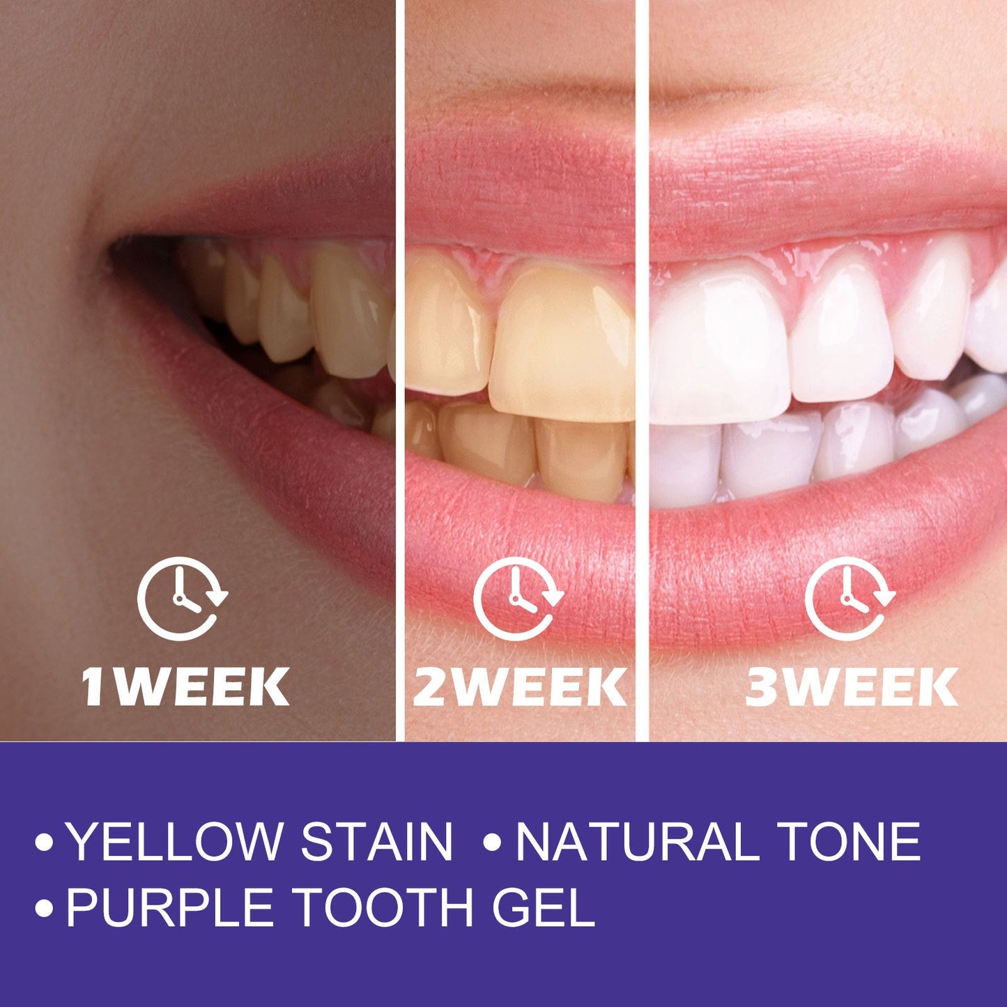 V34 Purple Whitening Toothpaste 30ml  1box