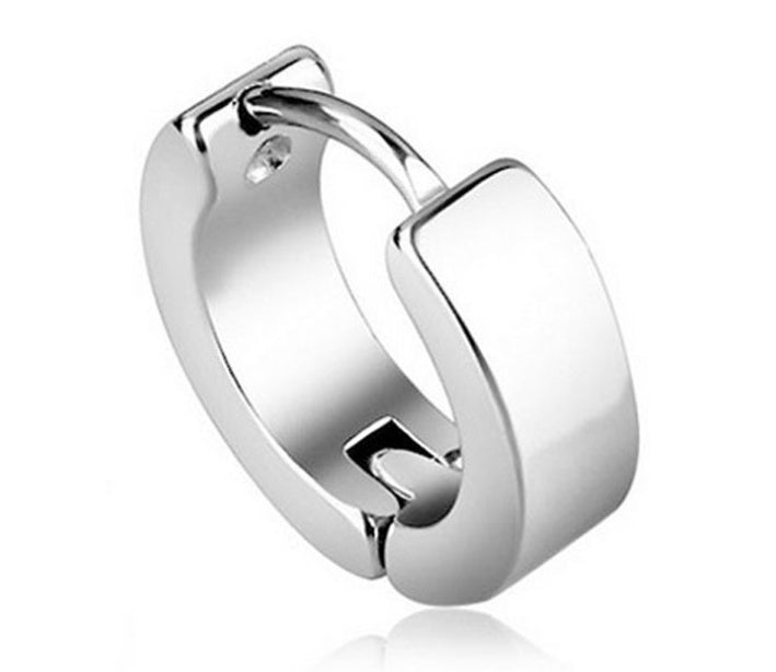 Simple Electroplated Stainless Steel Earrings