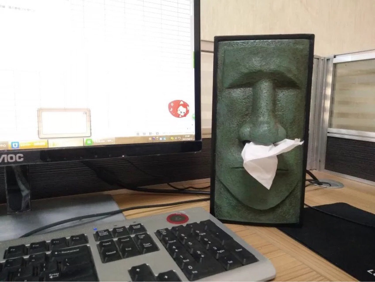 Easter Tissue Box Moai Tissue Pumping Monkey Tissue Box