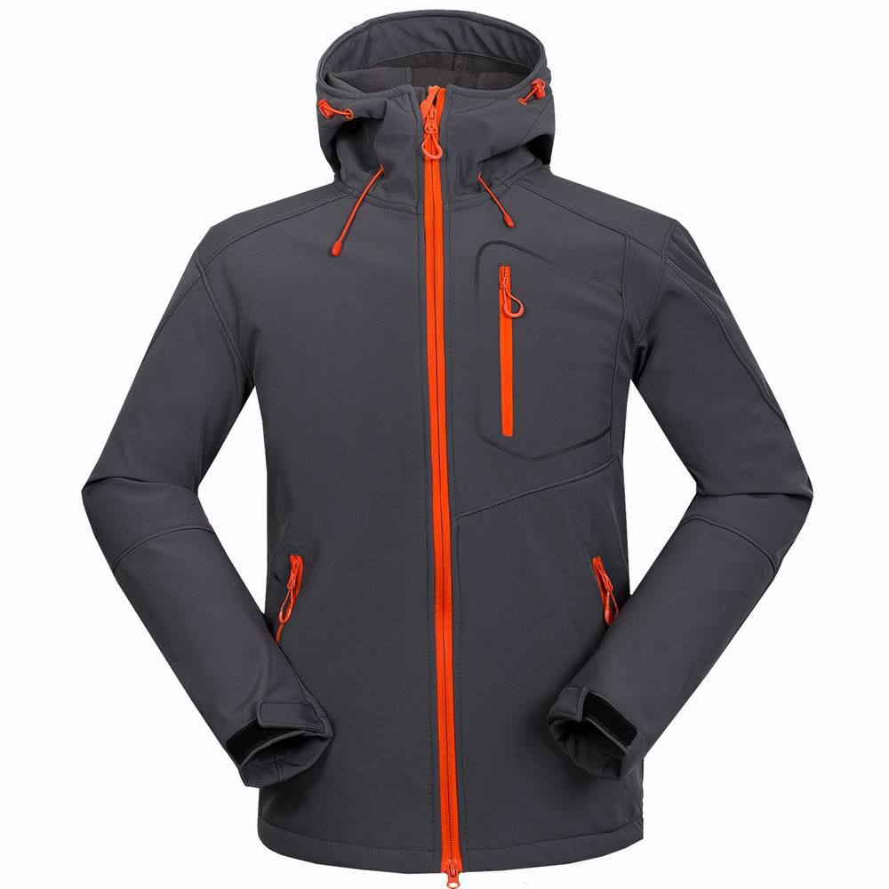 Men's Outdoor Softshell Jacket for Camping and Hiking