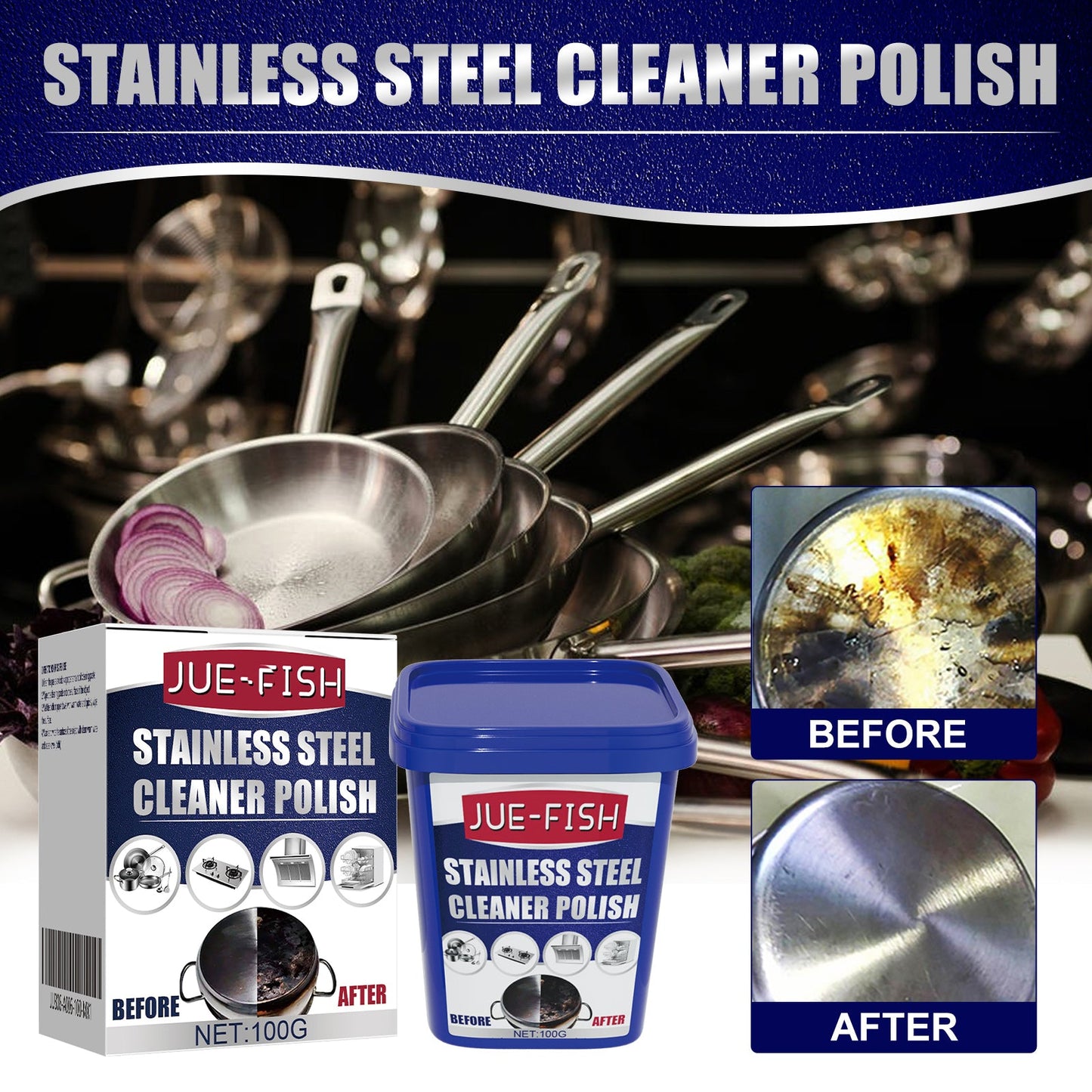 Stainless Steel Cleaning Paste