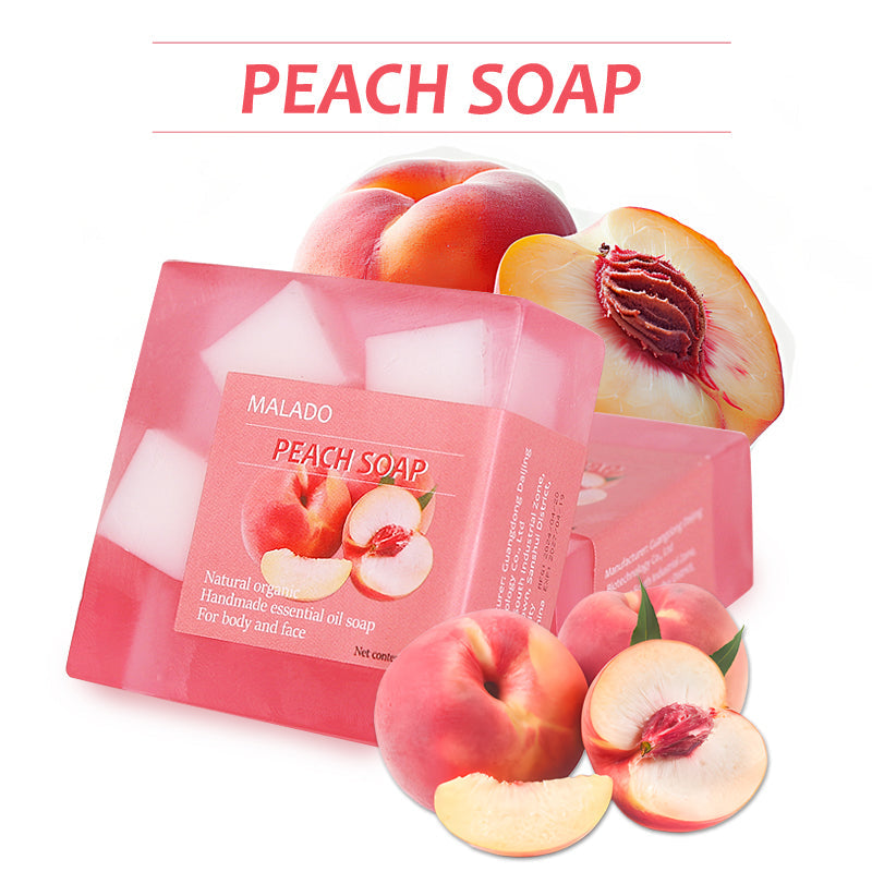 Peach Chunk Fruit Soap