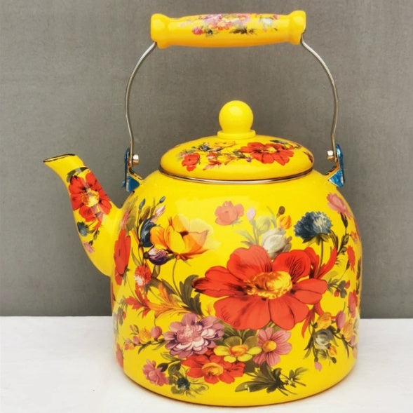 Enamel Large Water Kettle Milk Tea Pot