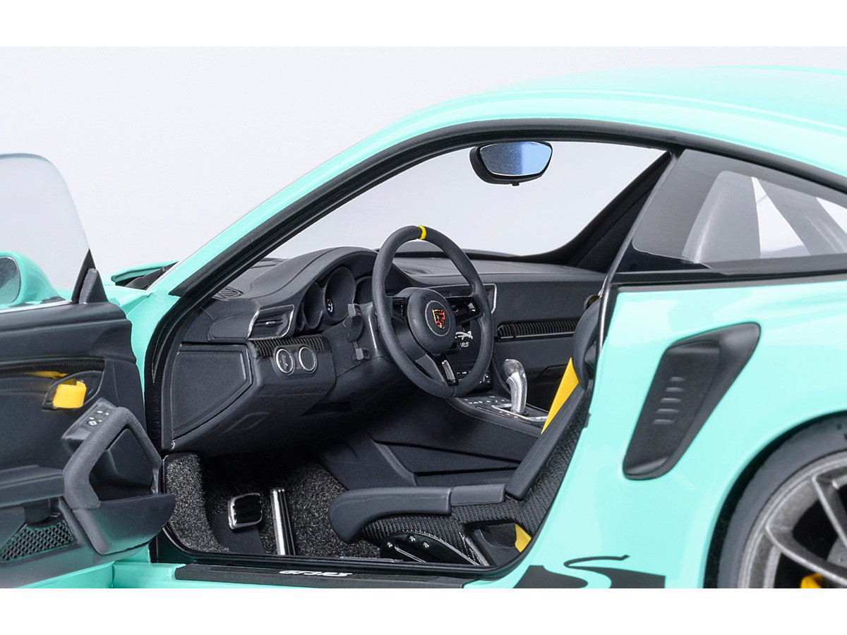 Porsche 911 (991.2) GT3 RS Mint Green 1/18 Model Car by Autoart