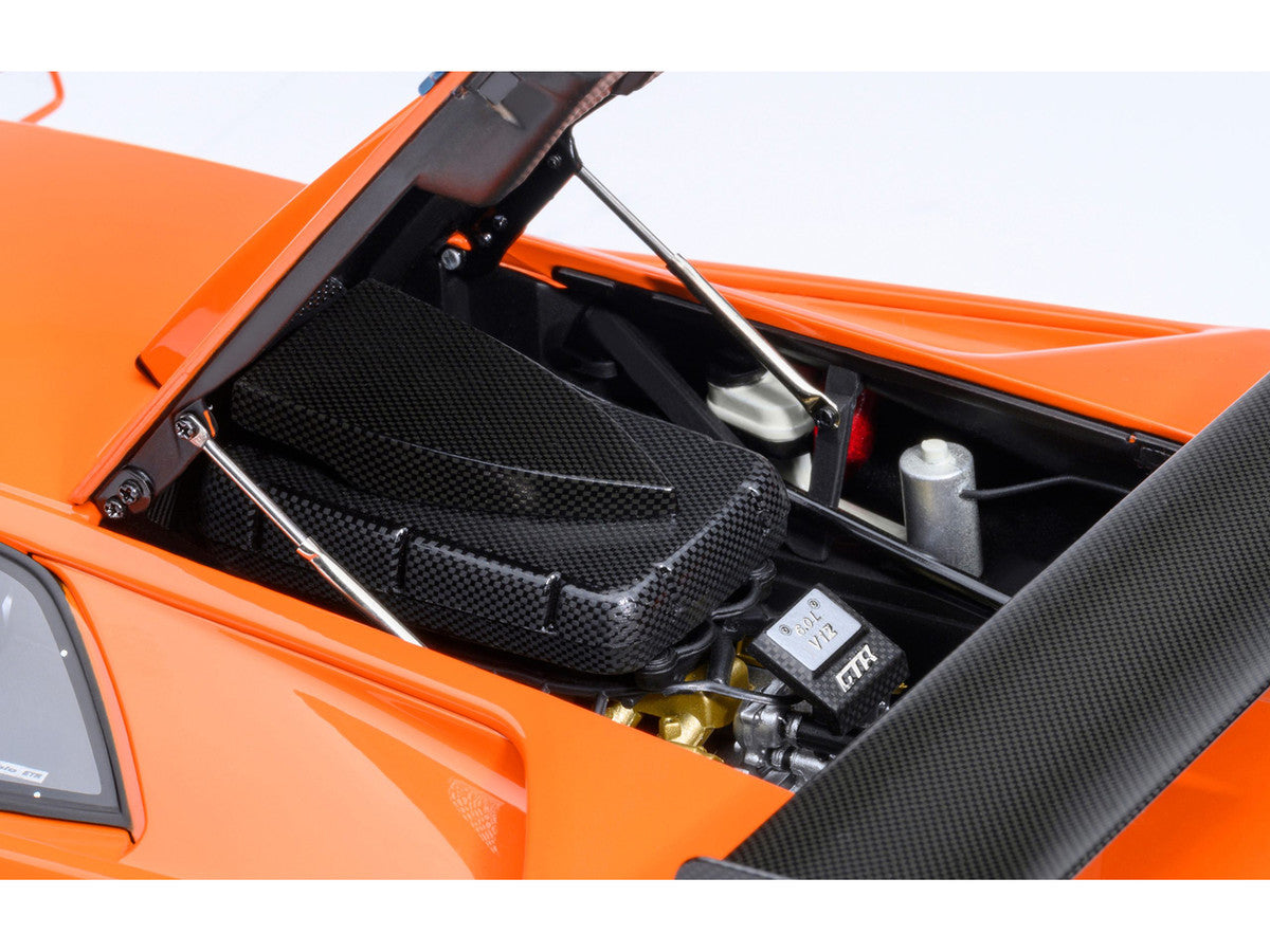 Lamborghini Diablo GTR Arancio Ishtar Orange 1/18 Model Car by Autoart