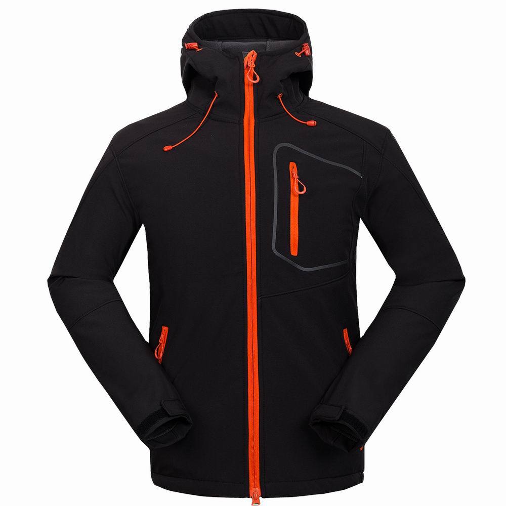 Men's Outdoor Softshell Jacket for Camping and Hiking
