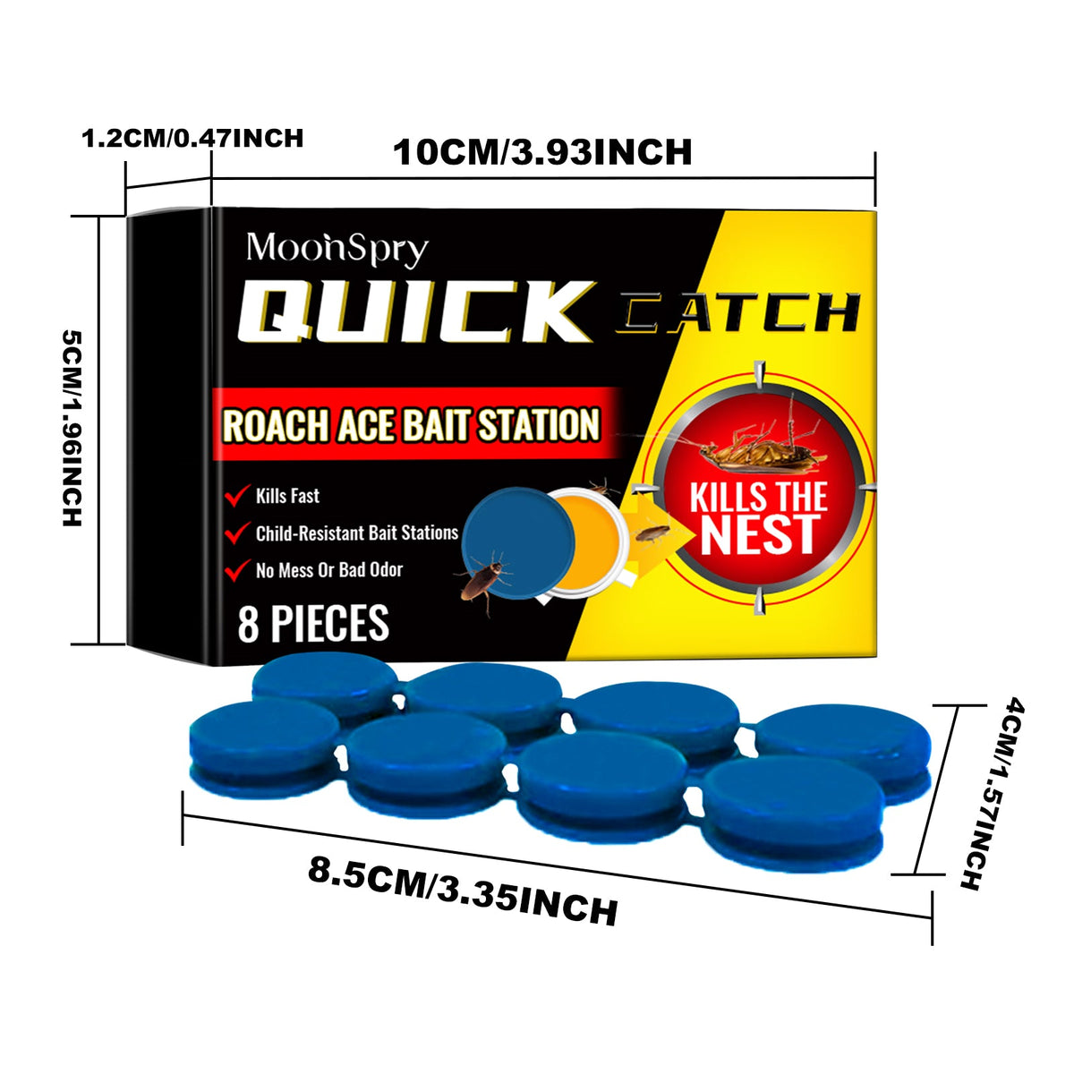 Cockroach Bait Stickers