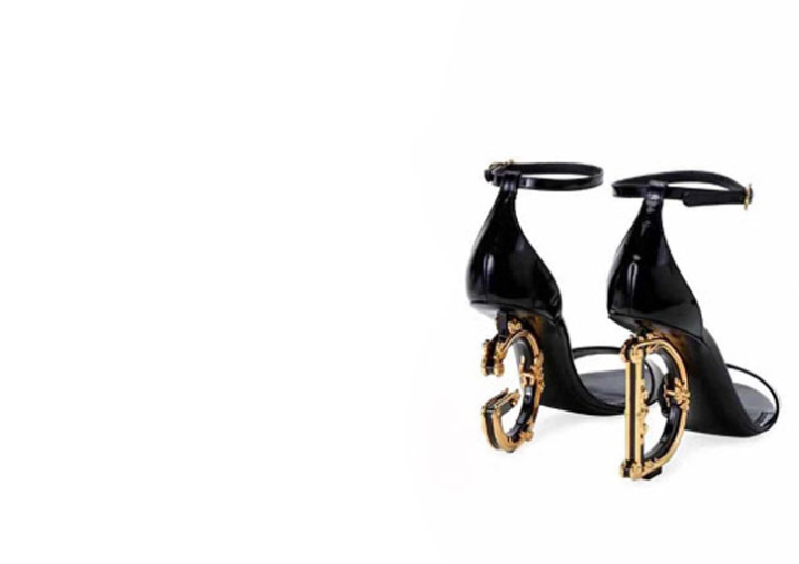 2020 New Metal Letter High Heel Sandals for Women