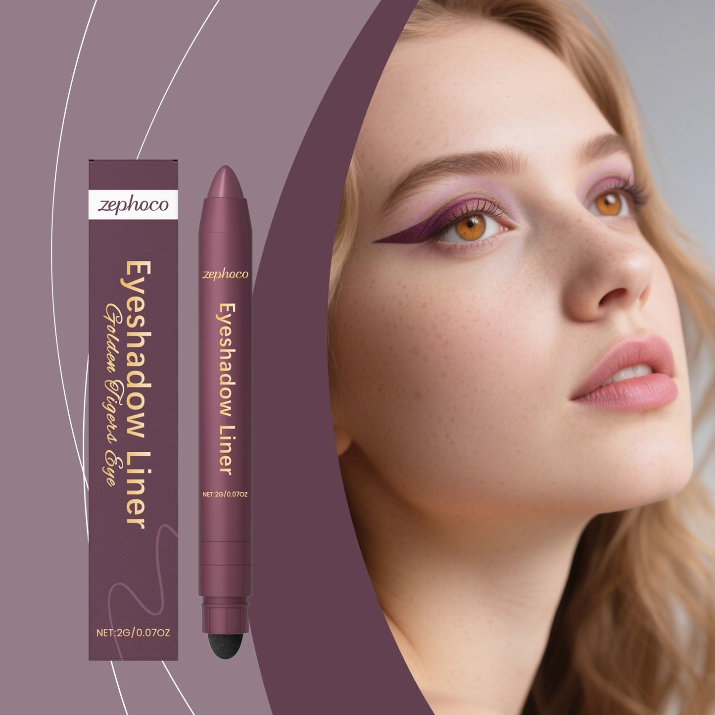 2-in-1 Eyeliner Pencil Golden Tiger's Eye