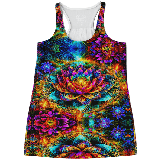 Mystic Abundance | Flowy Racerback Tank Top
