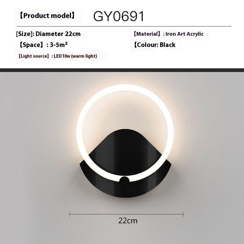 Creative Wall Lamp Simple Modern Bedroom Bedside Lamp