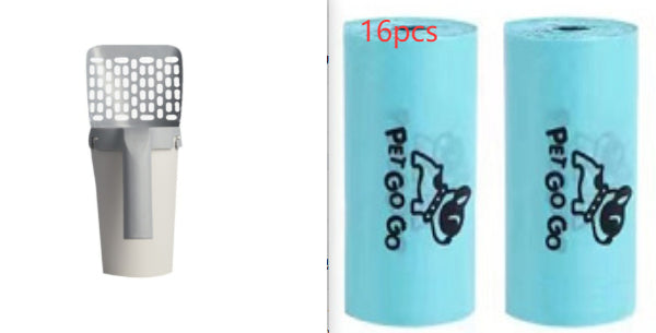 Large Capacity Toilet Bucket Portable Removable And Washable Integrated Cat Litter Scoop