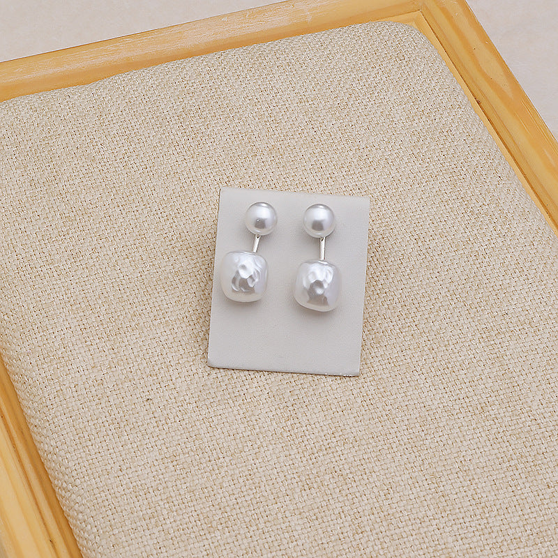 Simple French Irregular Ear Studs Korean Girl