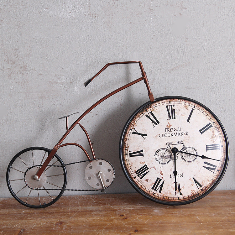Creative bicycle wall clock