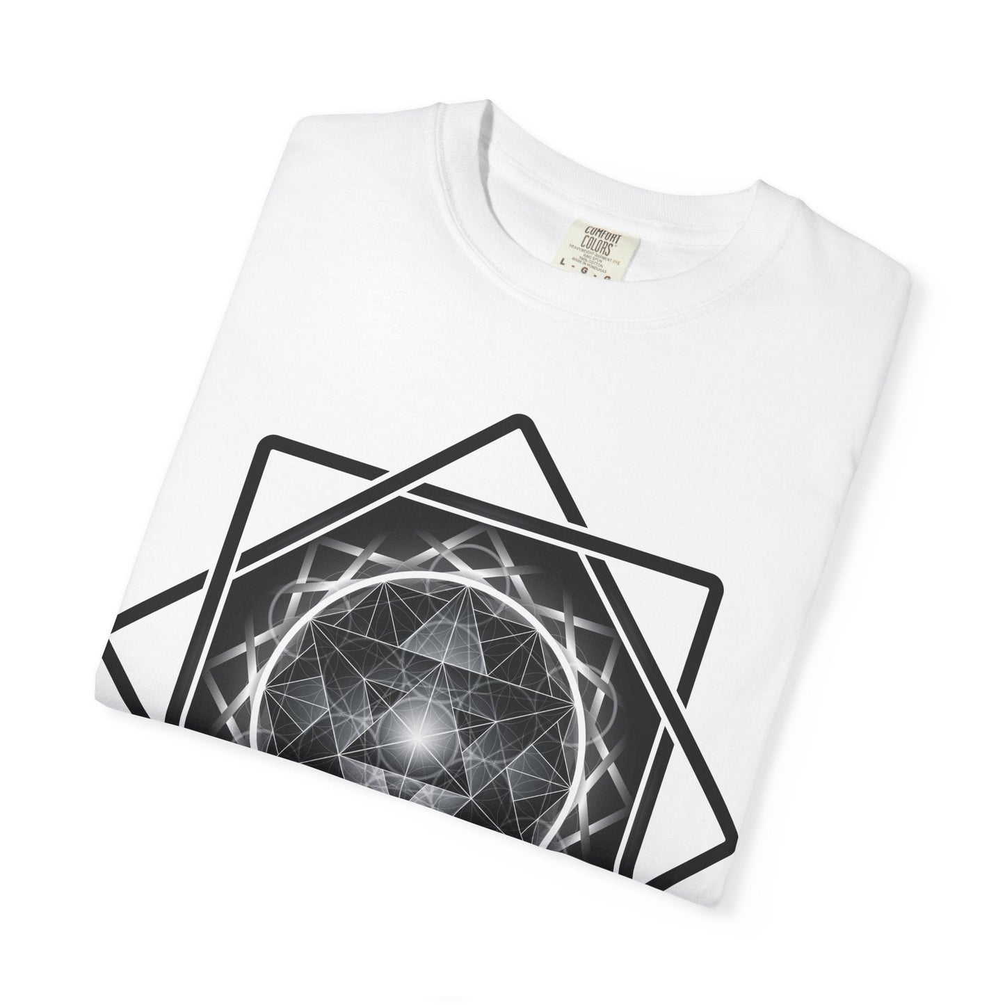 Merkaba Energy Tee – Geometric Art Unisex T-Shirt | Sacred Symbol Shirt | Boho Festival Fashion | Gift for Art Lovers