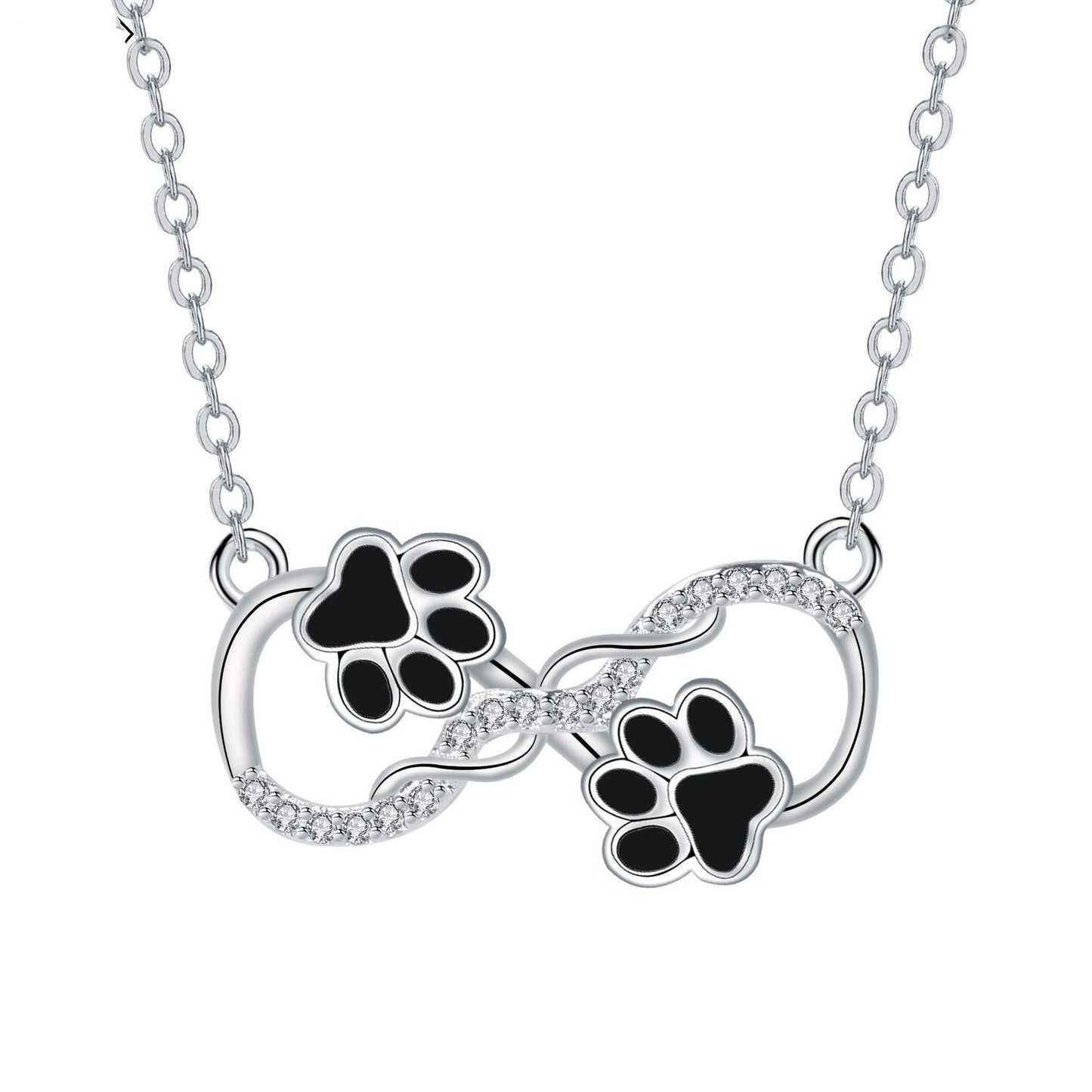 Clavicle Chain Simple Cute Dog's Paw Necklace