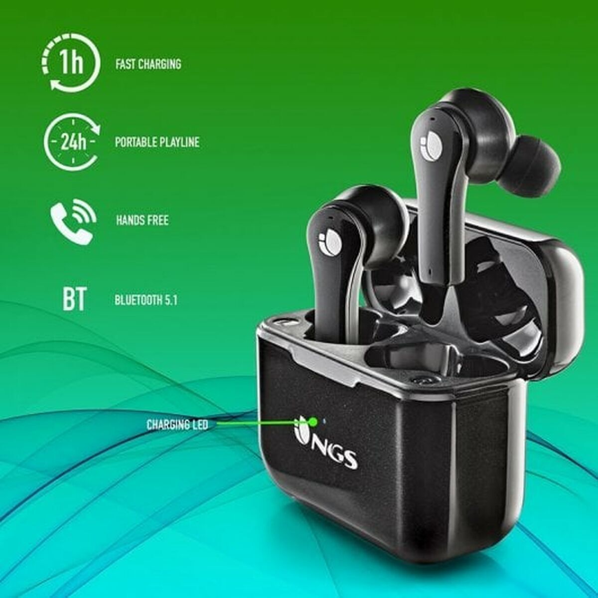 Bluetooth Headphones NGS ARTICA BLOOM