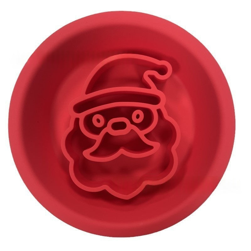 Slow-feeding Bowl Silicone Pet Supplies For Cats And Dogs