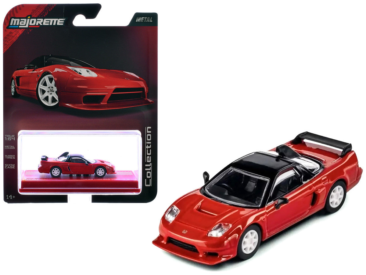 1995 Honda NSX-R GT RHD (Right Hand Drive) Red with Black Top "Collection" Series 1/64 Diecast Model Car by Majorette